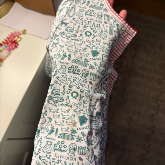 Green and Red match Christmas Pajamas - Picture 2 of 3